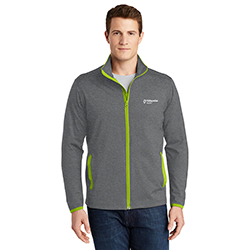 Sport-Tek Sport-Wick Stretch Contrast Full-Zip